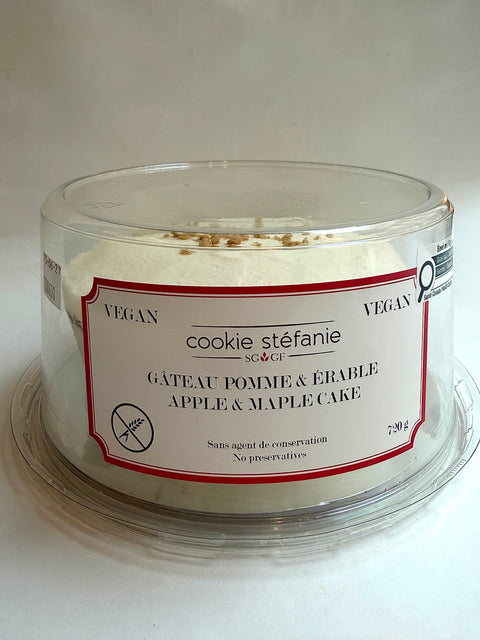 Gâteau 10p Pomme Érable VEGAN